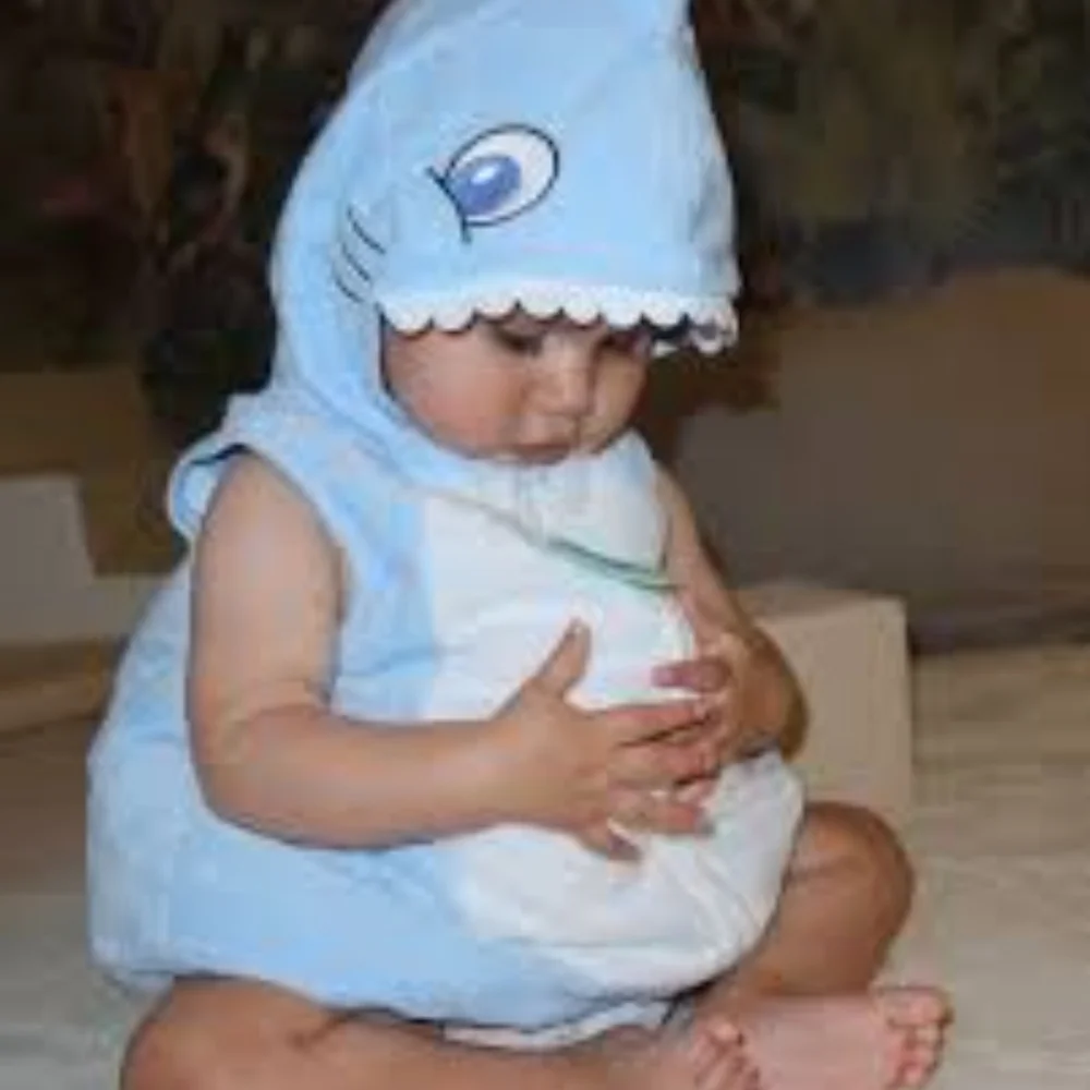 NEW! Baby Shark Unisex Baby Halloween Costume 18M Girl Boy One Piece Outfit